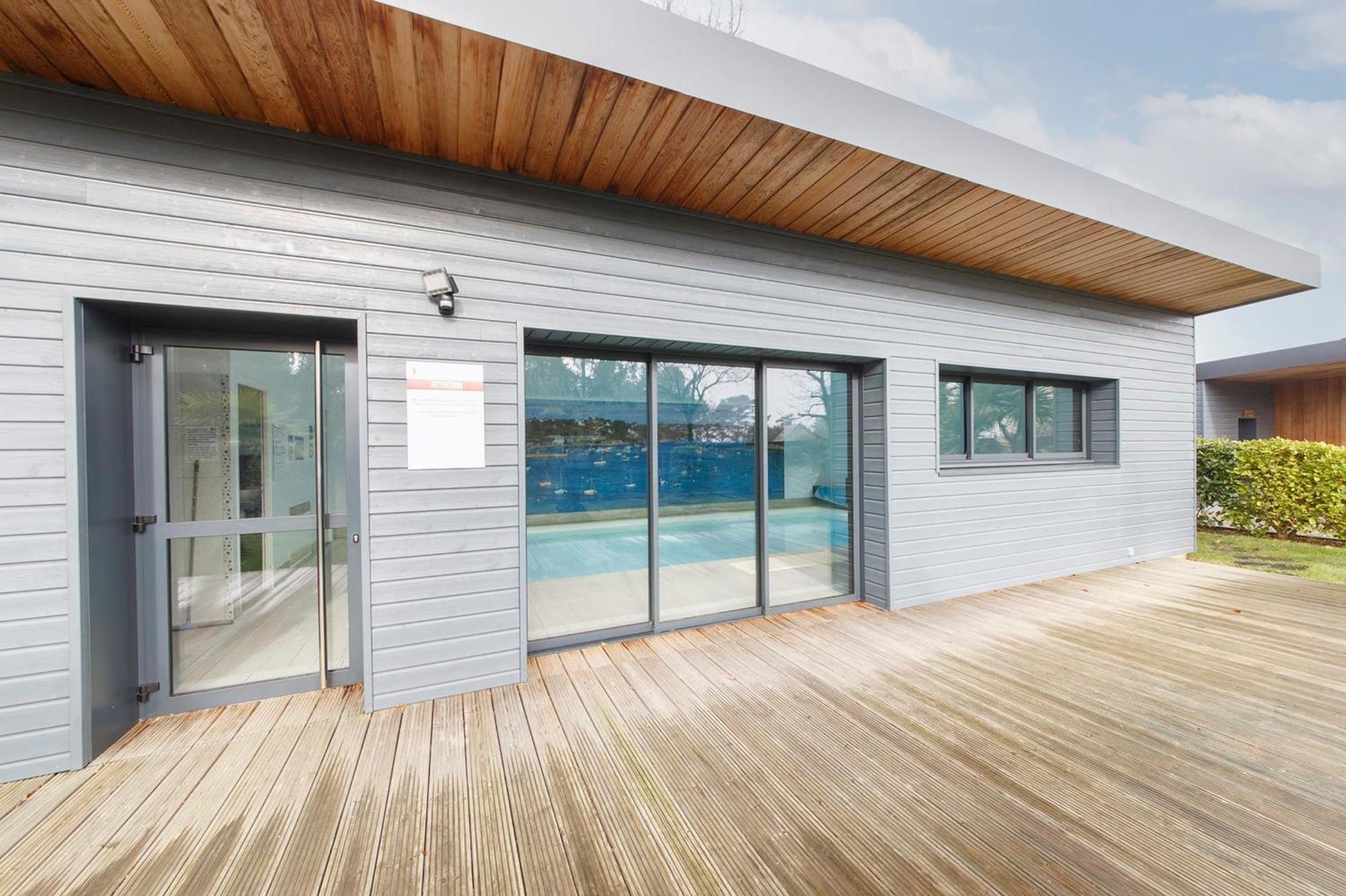 Holavre- Maison Pour 5P Avec Piscine Le Tour-du-Parc Esterno foto