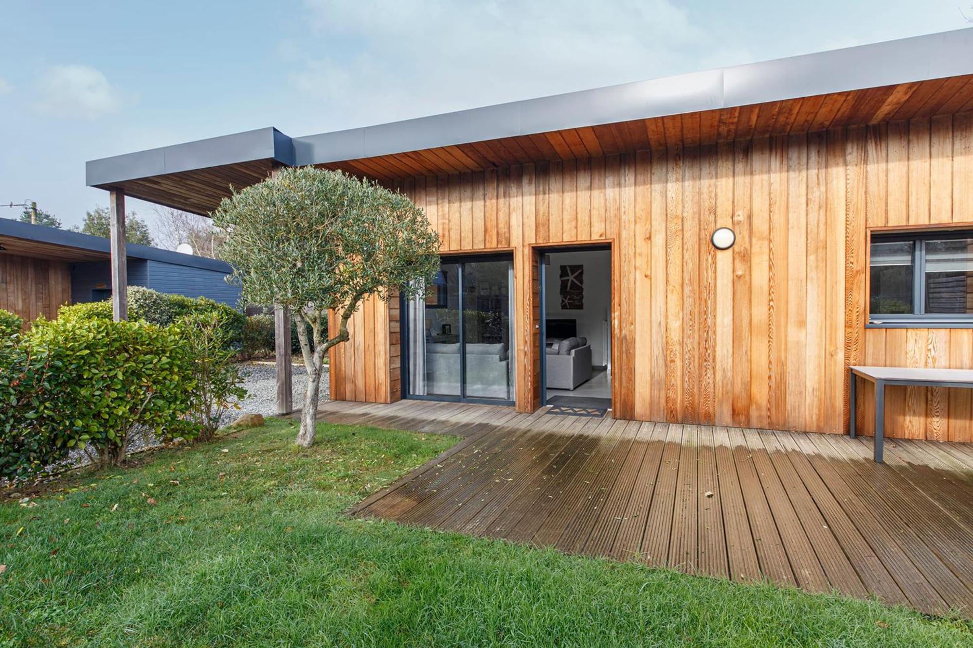 Holavre- Maison Pour 5P Avec Piscine Le Tour-du-Parc Esterno foto